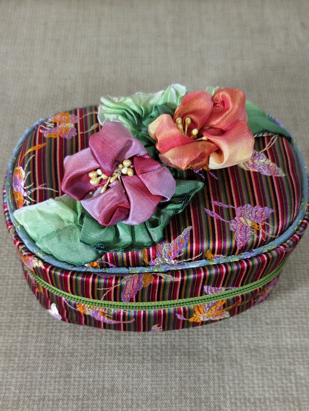 Goody Goody California Gorgeous Floral Butterfly Jewelry Case Perfect For Travel